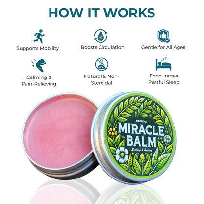Miracle Balm - Soothing Joint Cream for Back, Hands, Feet and Body